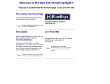 Tablet Screenshot of mail.topflight.it